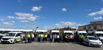 Kırklareli'nde Okul Servisi Sürücüleri Bilgilendirildi