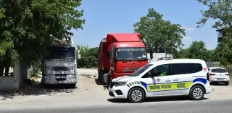 Lüleburgaz'da Tır Parklarına Uymayan Sürücülere Ceza