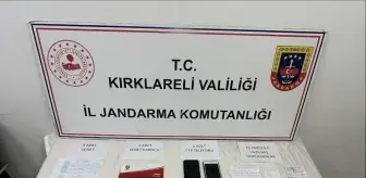 Kırklareli'nde Tefecilik Operasyonu: Bir Şüpheli Yakalandı