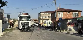 Kırklareli'nde Tırın Çarptığı Kadın Ağır Yaralandı