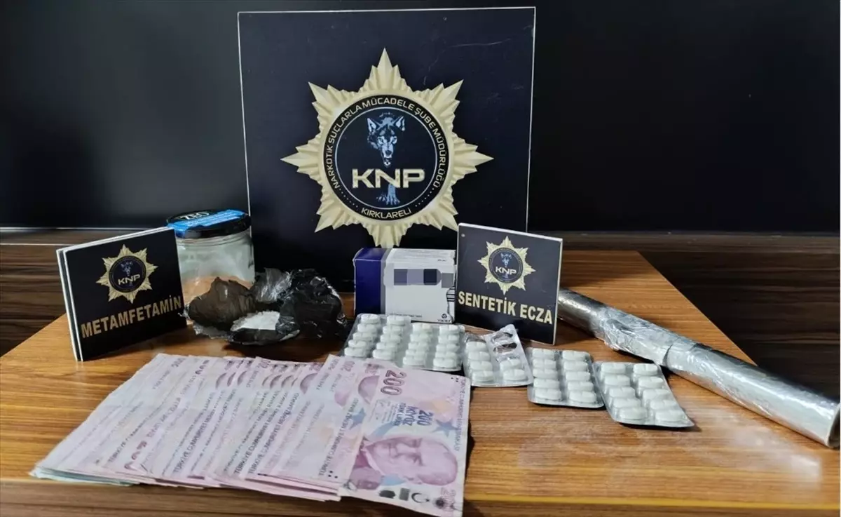 Kırklareli'nde Uyuşturucu Ticareti Yapan Zanlı Tutuklandı