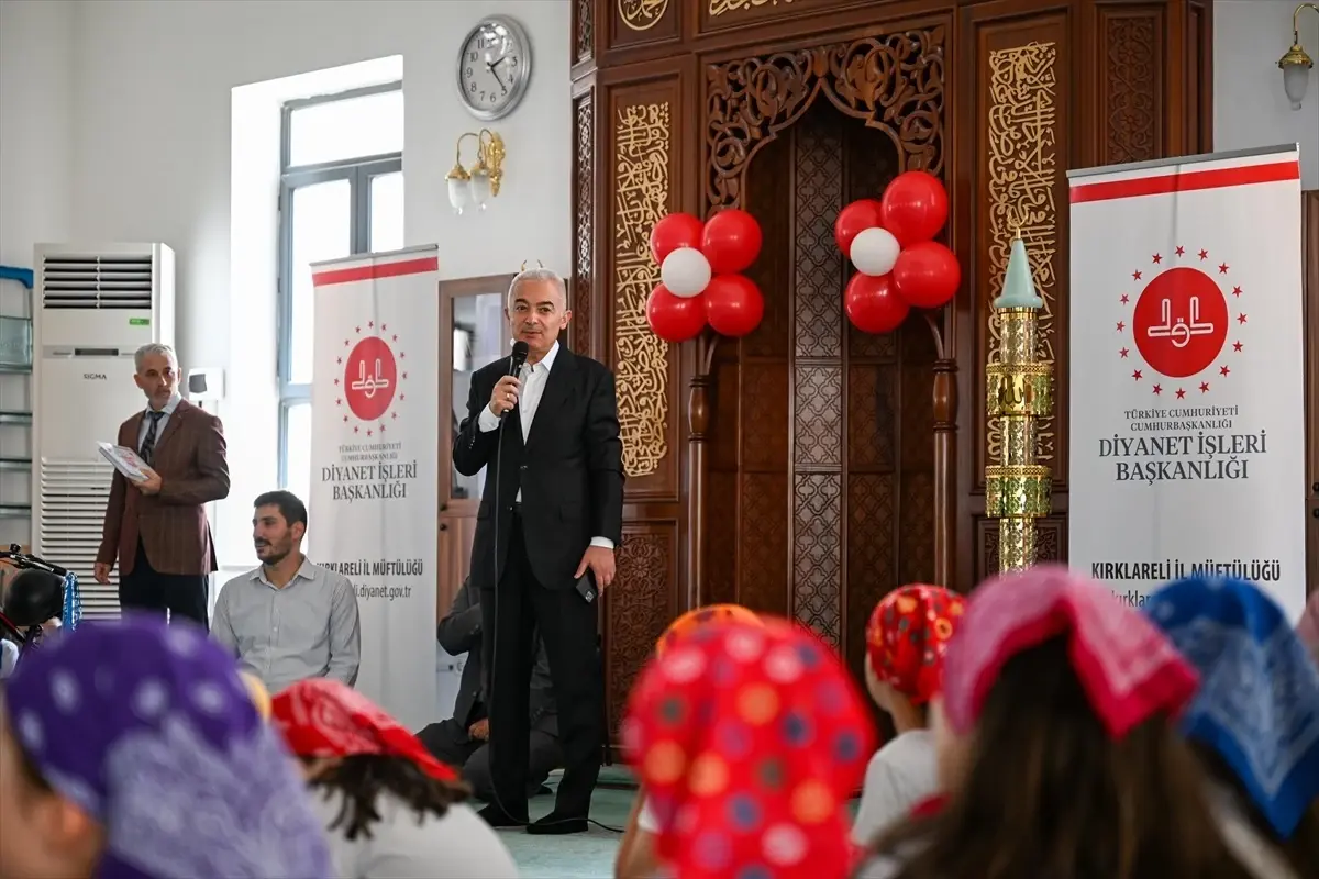 Kırklareli Yaz Kur'an Kursları Kapanış Programı Düzenlendi