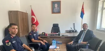 Pınarhisar Kaymakamı Özderin Jandarma Komutanlığını Ziyaret Etti