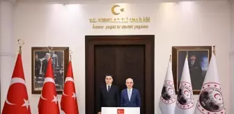 Kırklareli Valisi Uğur Turan, Adalet Komisyonu Başkanı Serdar Aslan'ı kabul etti