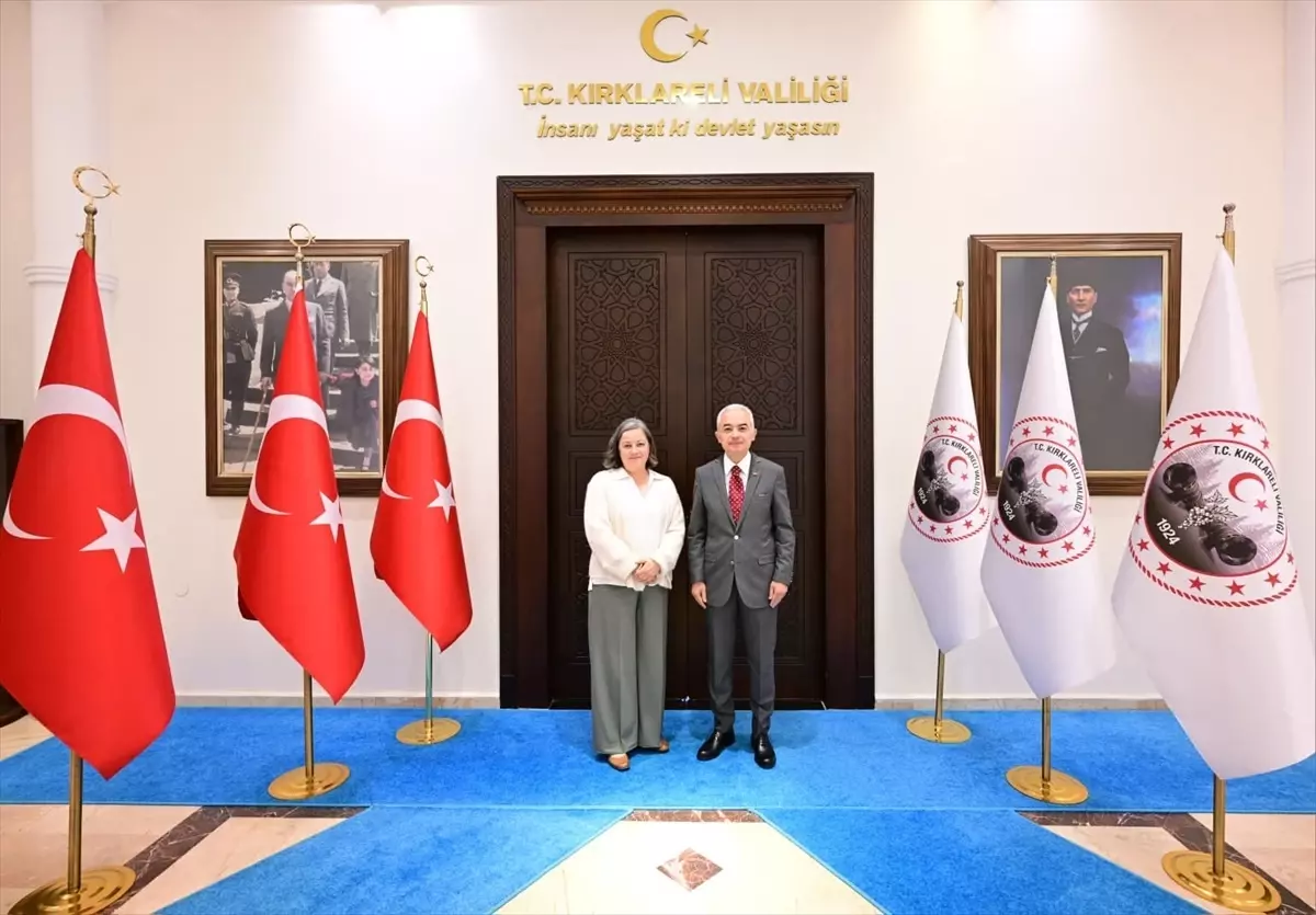 Kırklareli Valisi Uğur Turan, Almanya'nın İstanbul Başkonsolosu'nu Ağırladı
