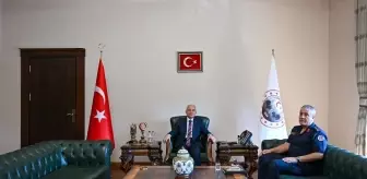 Kırklareli Valisi Uğur Turan, Yeni Jandarma Komutanı Yusuf Eskitürk'ü Kabul Etti