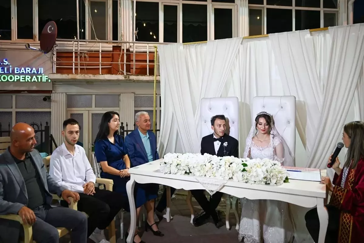 Kırklareli'nde Destek Projesiyle Düğün Töreni