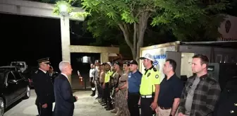 Kırklareli Valisi Uğur Turan, Güvenlik Ekipleriyle Bayramlaştı