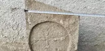 Kırşehir'de Bizans Dönemine Ait Mezar Steli Ele Geçirildi