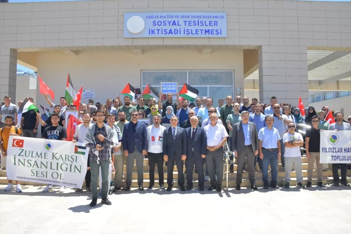 Kırşehir'de Sivil Toplum Kuruluşlarından Filistin İçin Protesto