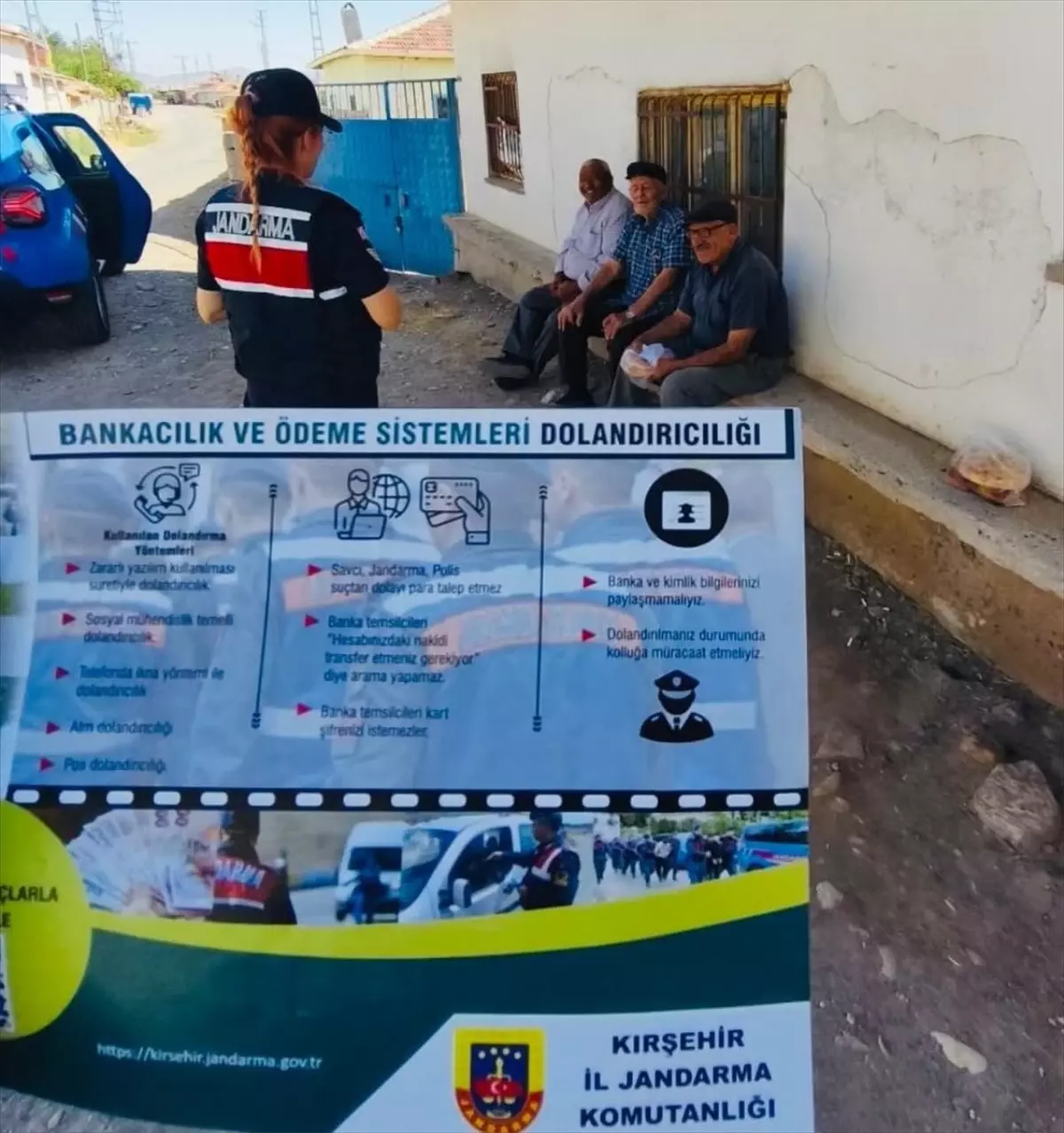 Kırşehir Jandarması, 14 Köyde Dolandırıcılığa Karşı Bilgilendirme Yaptı