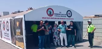 Kırşehir'de 'Yaşam Tüneli' Uygulaması ile Sürücülere Trafik Eğitimi