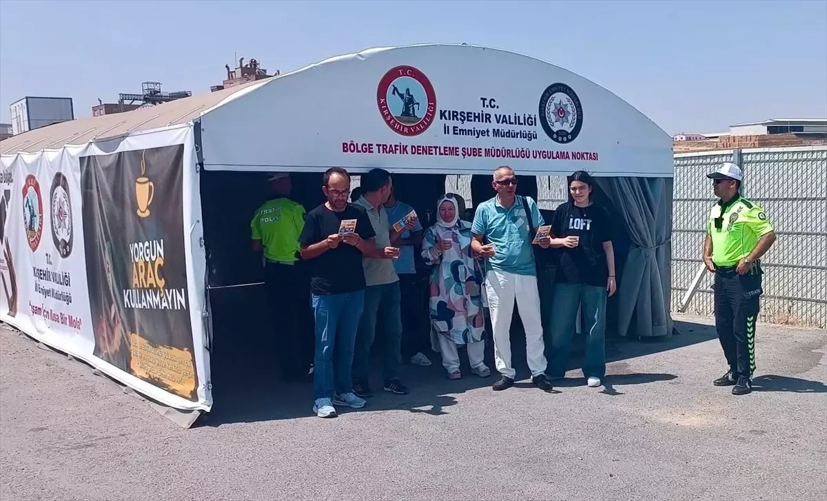 Kırşehir'de 'Yaşam Tüneli' Uygulaması ile Sürücülere Trafik Eğitimi