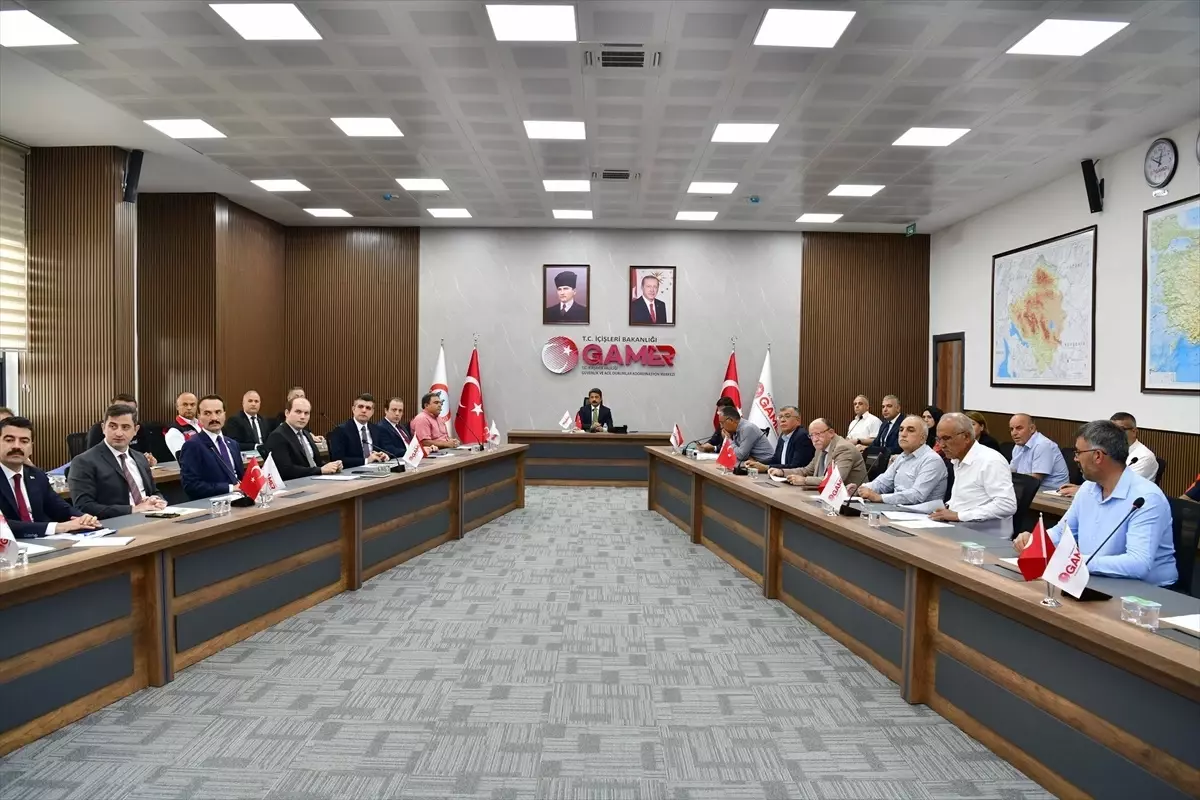 Kırşehir'de Taşkın Koordinasyon Toplantısı Yapıldı