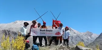 Kırşehirli Dağcılara Niğde Aladağlar'da Temel Kamp Eğitimi