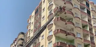 Mardin'in Kızıltepe İlçesinde Evde Yangın Çıktı