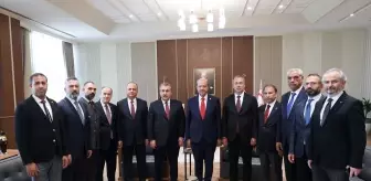 KKTC Cumhurbaşkanı Tatar, BBP Genel Başkanı Destici'yi kabul etti