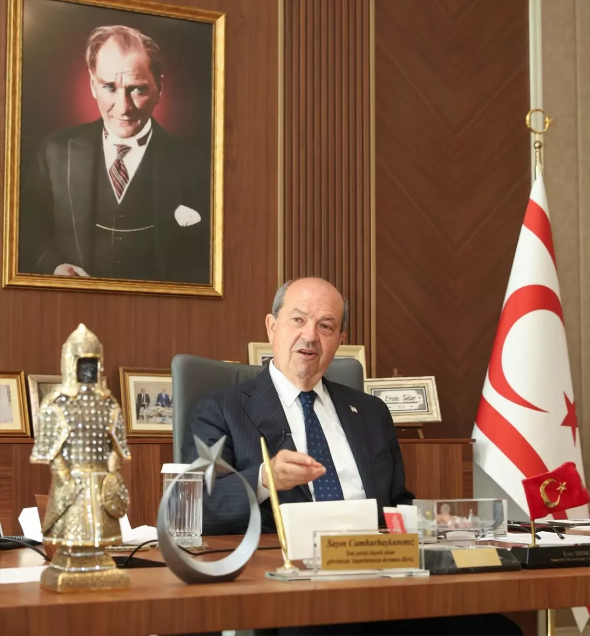 KKTC Cumhurbaşkanı Tatar: 'Bizi acımasızca toplu mezarlara koyacaklardı'