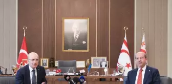 KKTC Cumhurbaşkanı Tatar, Hazine ve Maliye Bakanı Şimşek'i kabul etti