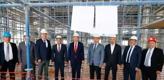 KKTC Cumhurbaşkanı Tatar, Camii İnşaatını Ziyaret Etti