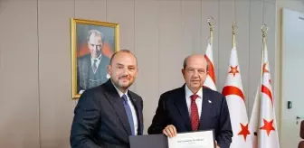KKTC Cumhurbaşkanı Tatar, MÜSİAD Genel Başkanı Özdemir'i kabul etti