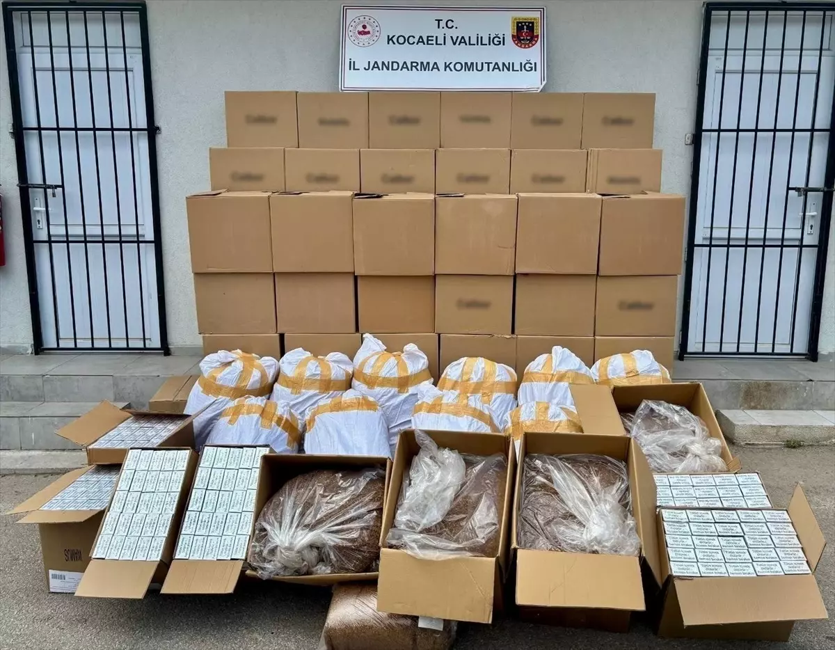 Kocaeli'de Kaçakçılıkla Mücadele Operasyonu: 2 Milyon Makaron Ele Geçirildi