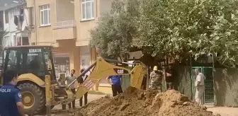 Darıca'da Altyapı Çalışmalarında Doğal Gaz Borusu Delindi