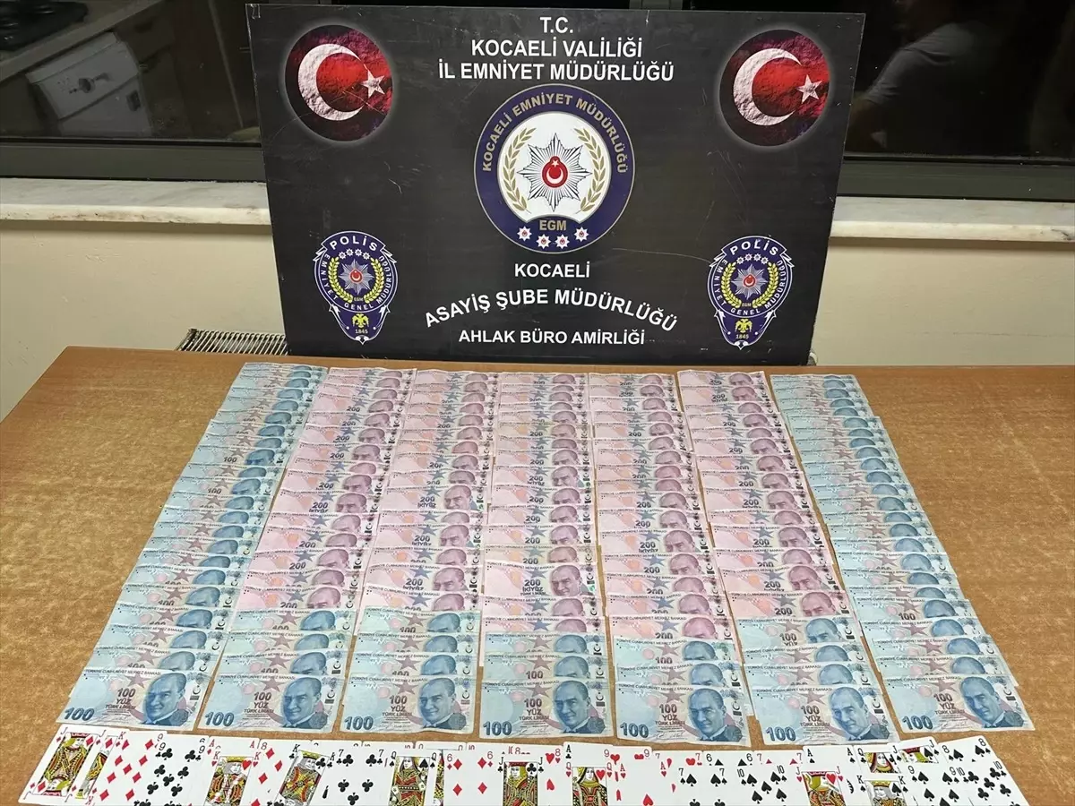 Kocaeli'de Kumar Operasyonu: 3 Kişiye Para Cezası Uygulandı