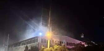 Kocaeli'nde Kompozit Fabrikasında Yangın Çıktı
