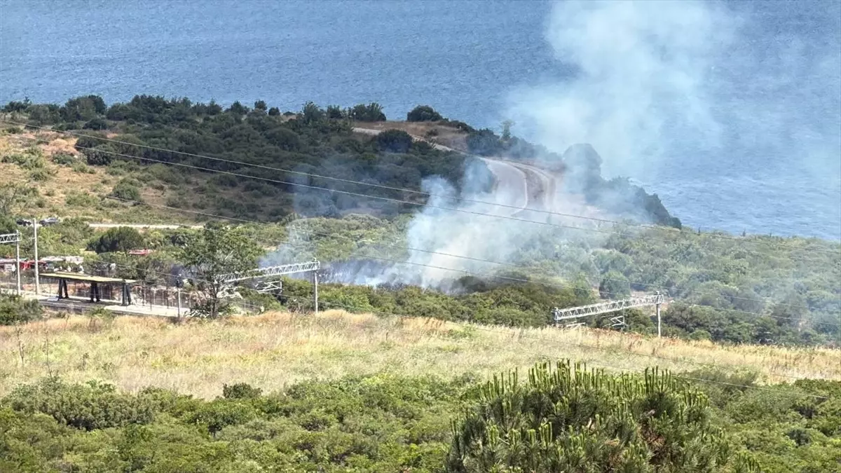 Gebze'de Makilikte Yangın Kontrol Altına Alındı