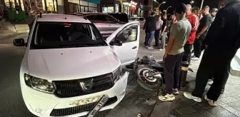 Darıca'da Otomobil ile Motosiklet Çarpıştı: 2 Yaralı