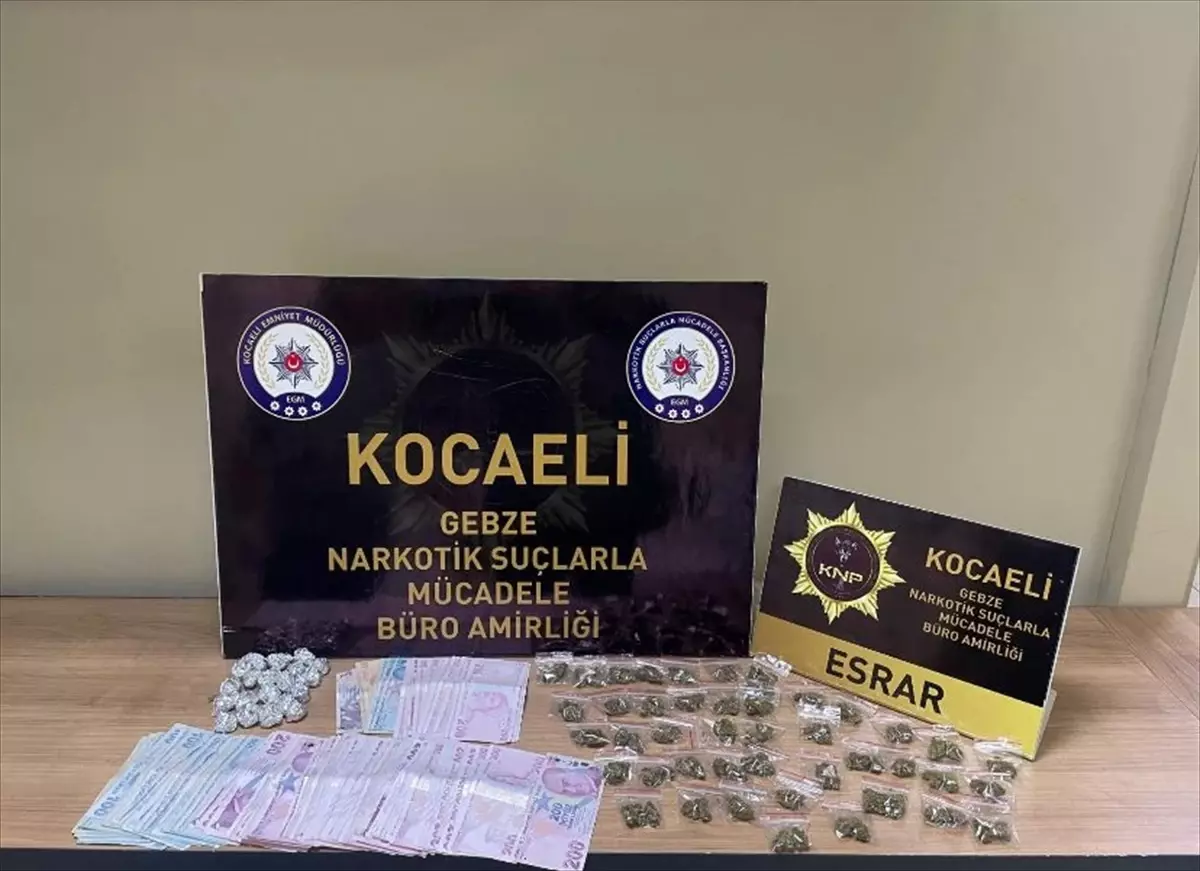 Kocaeli'de Uyuşturucu Operasyonunda 4 Şüpheli Tutuklandı