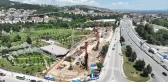 Kocaeli'de Körfezray Metro Projesi'nde Çalışmalar Devam Ediyor