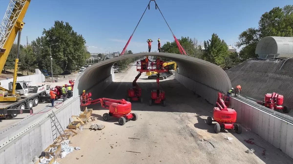 Konya'da Marangozlar Köprülü Kavşağı Yenileniyor
