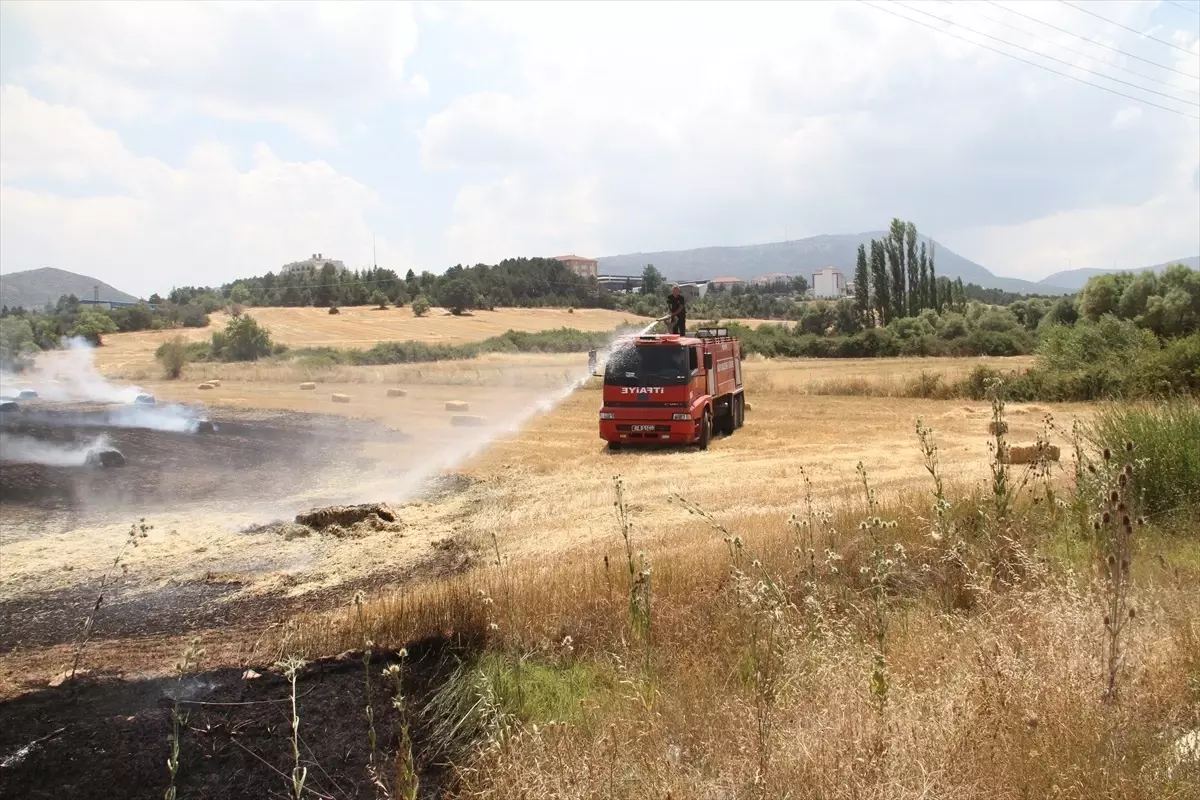 Beyşehir'de Tarla Yangını Kontrol Altına Alındı