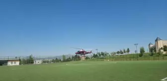 KOAH Hastası Hava Ambulansıyla Hastaneye Kaldırıldı