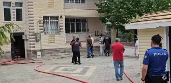 Kulu'da İki Katlı Evde Yangın