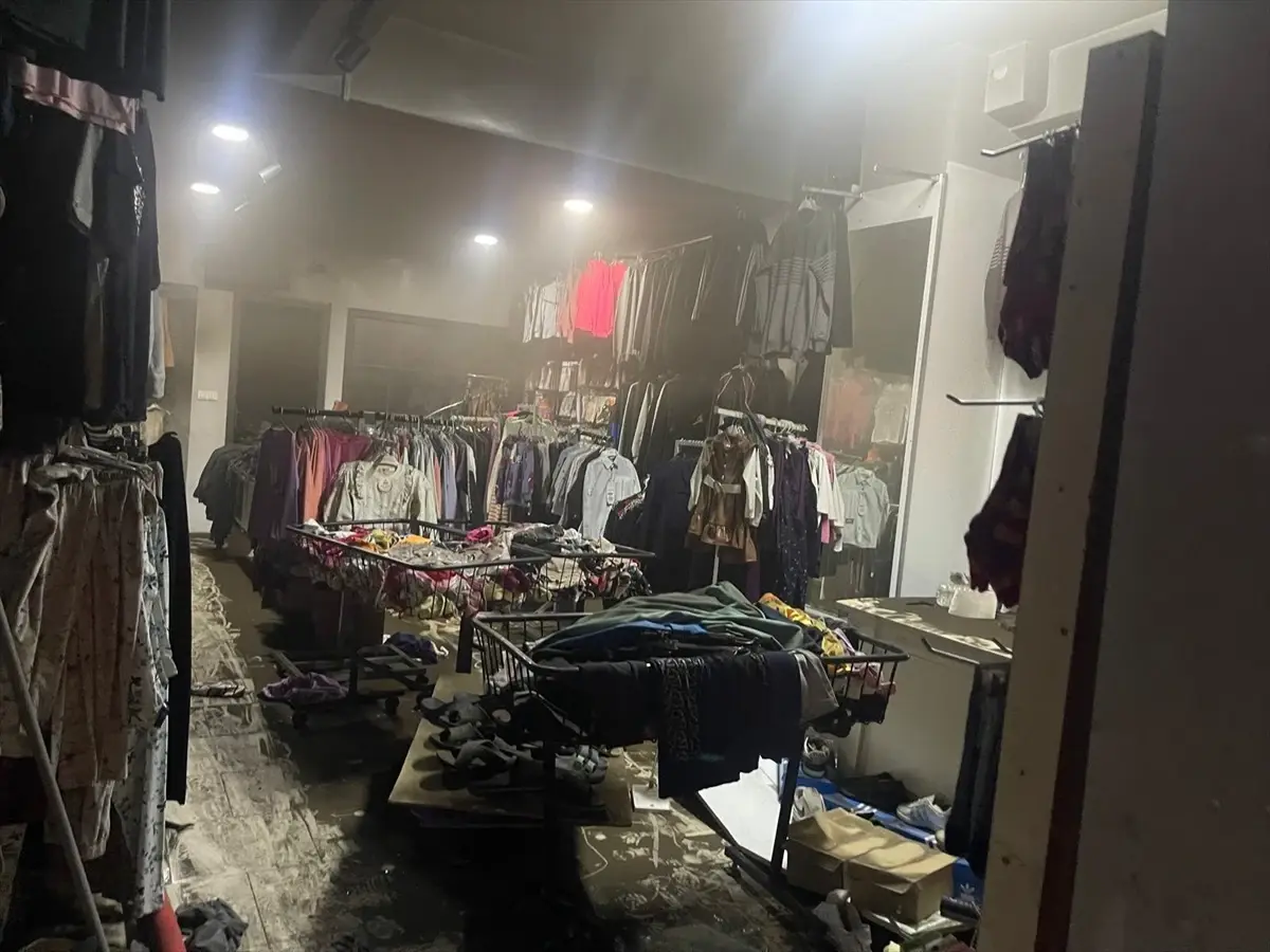 Konya'da iş yerinde çıkan yangın söndürüldü