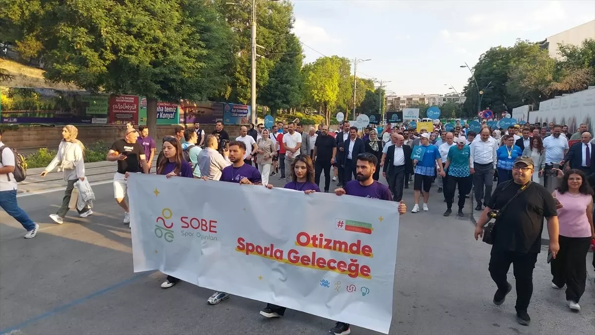 Konya'da Otizmli Bireyler için Spor Oyunları Başladı