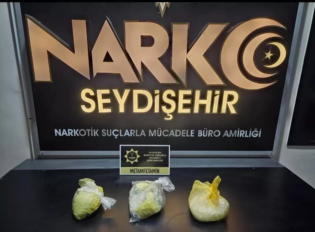 Konya'da Uyuşturucu Operasyonu: 1022 Gram Metamfetamin Ele Geçirildi