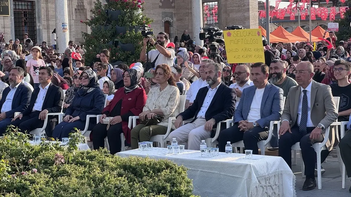 Konya'da Yaz Kur'an Kursları Kapanış Töreni Düzenlendi