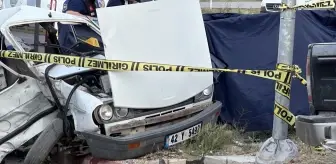 Konya'da trafik kazası: 2 ölü, 4 yaralı