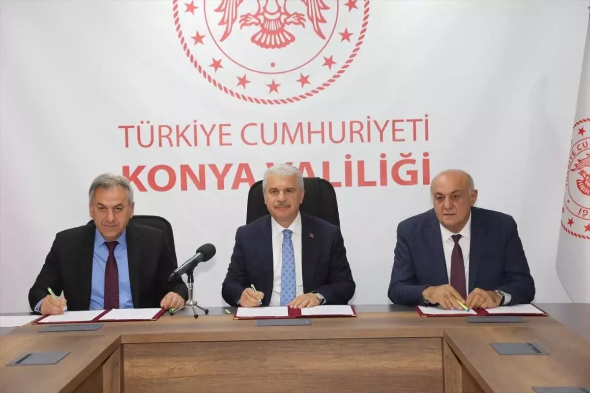 Konya'da Mesleki Eğitimde Tarım İş Birliği Protokolü İmzalandı