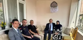 Korgun Kaymakamı Gürk'den Kıbrıs gazisi Sucu'ya ziyaret