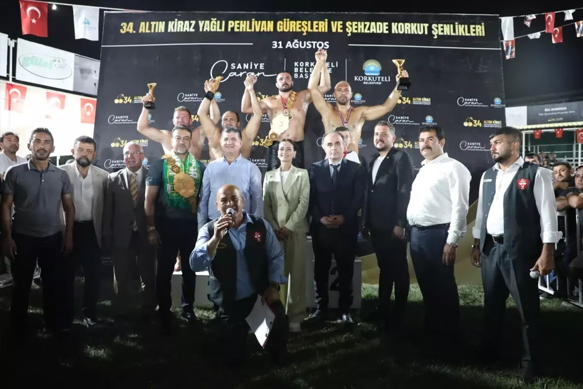 Altın Kiraz Yağlı Pehlivan Güreşleri'nde Başpehlivan Ali İhsan Batmaz