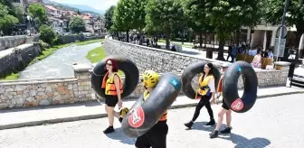 Kosova'da Rafting Festivali ile Çevre Kirliliğine Dikkat Çekildi
