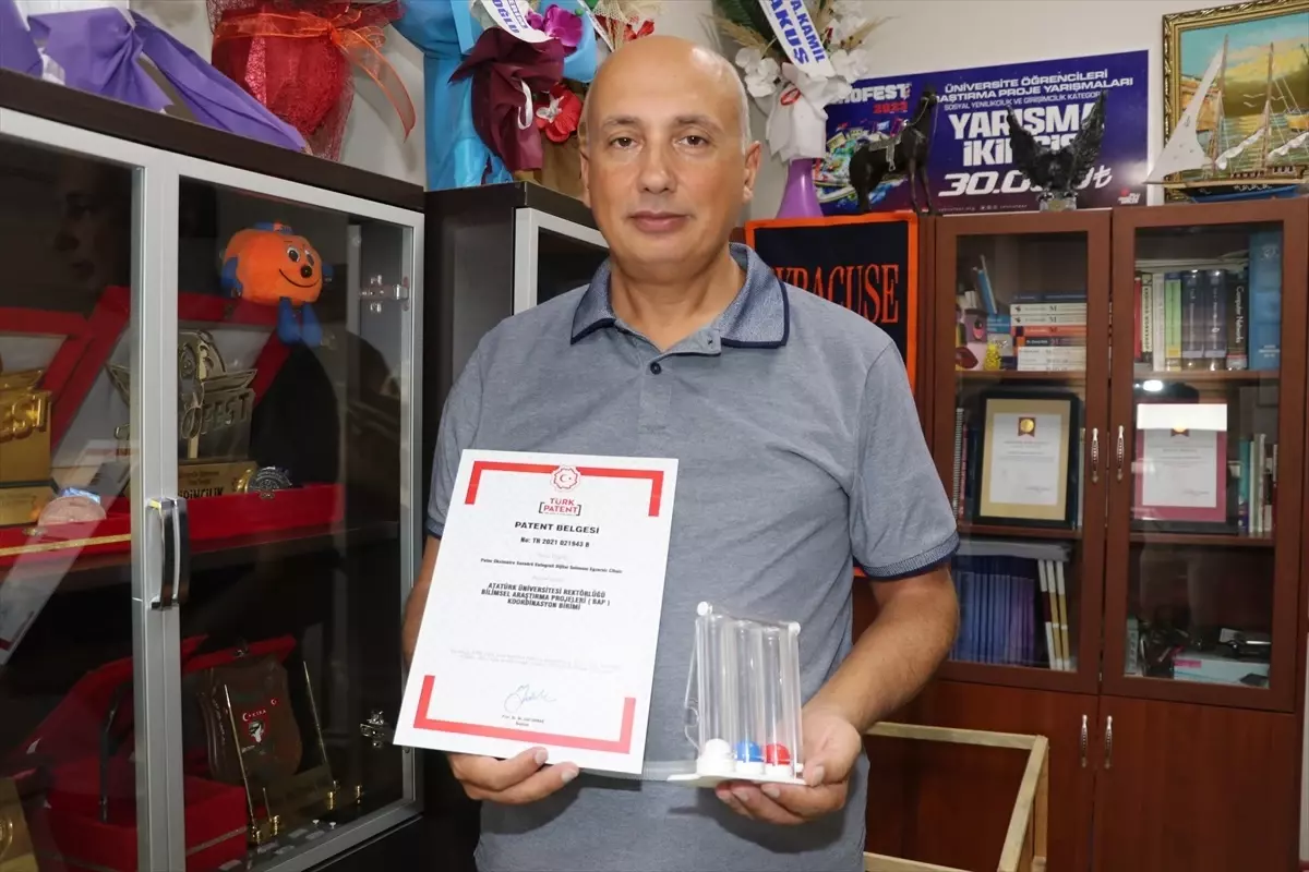 Erzurumlu Akademisyenin Dijital Solunum Egzersiz Cihazı Patenti Alındı