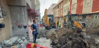 Küçükçekmece'de Doğal Gaz Borusu Patladı