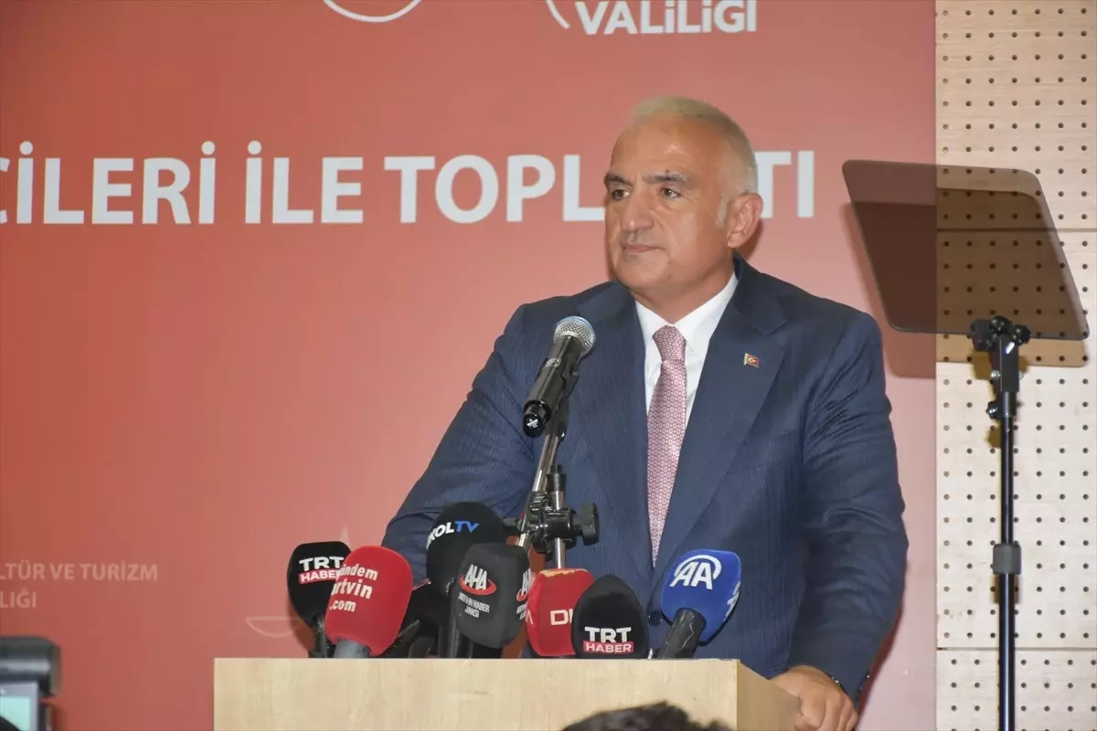 Kültür ve Turizm Bakanı Ersoy, Artvin'de konuştu Açıklaması