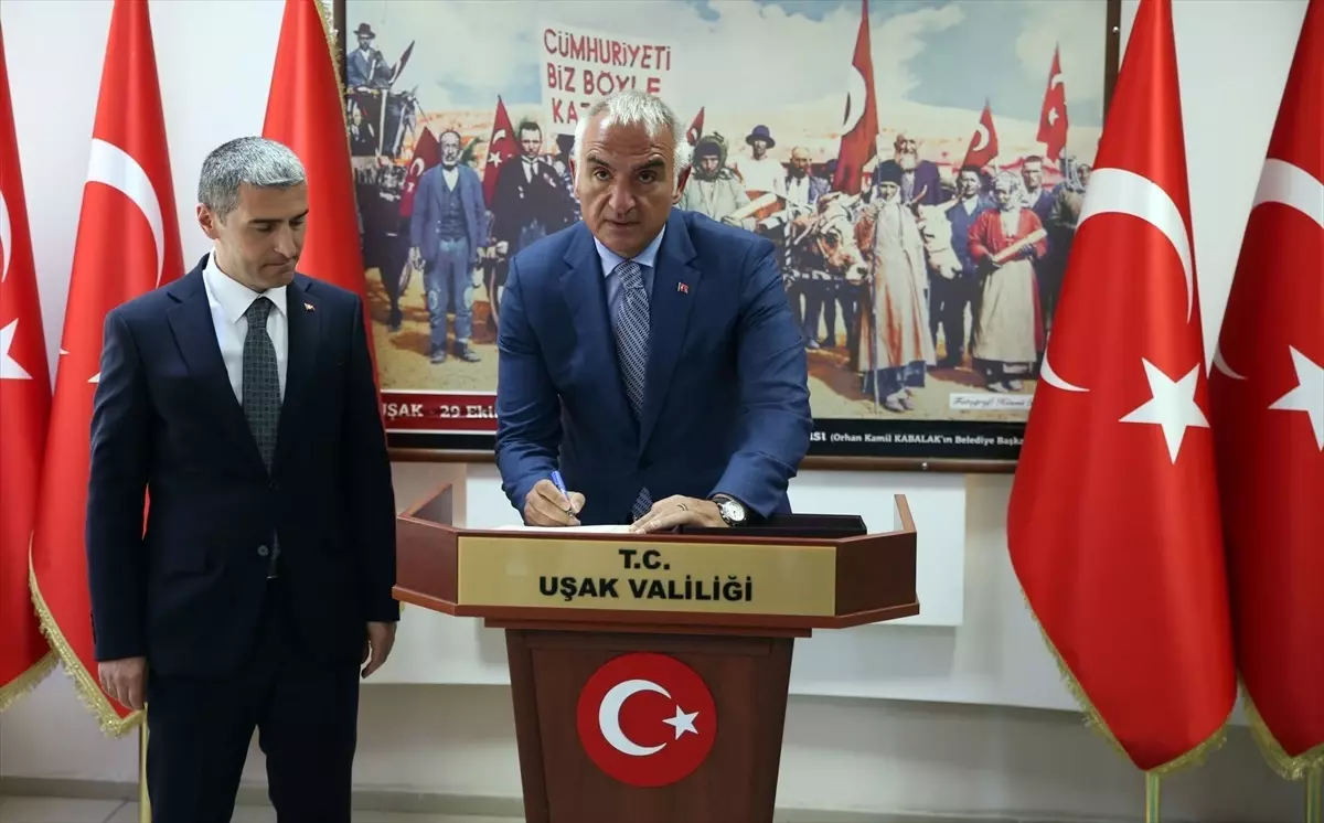 Bakan Ersoy'dan Uşak'ın Turizm Master Planı İçin Taahhüt